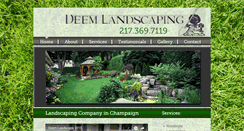 Desktop Screenshot of deemlandscaping.com